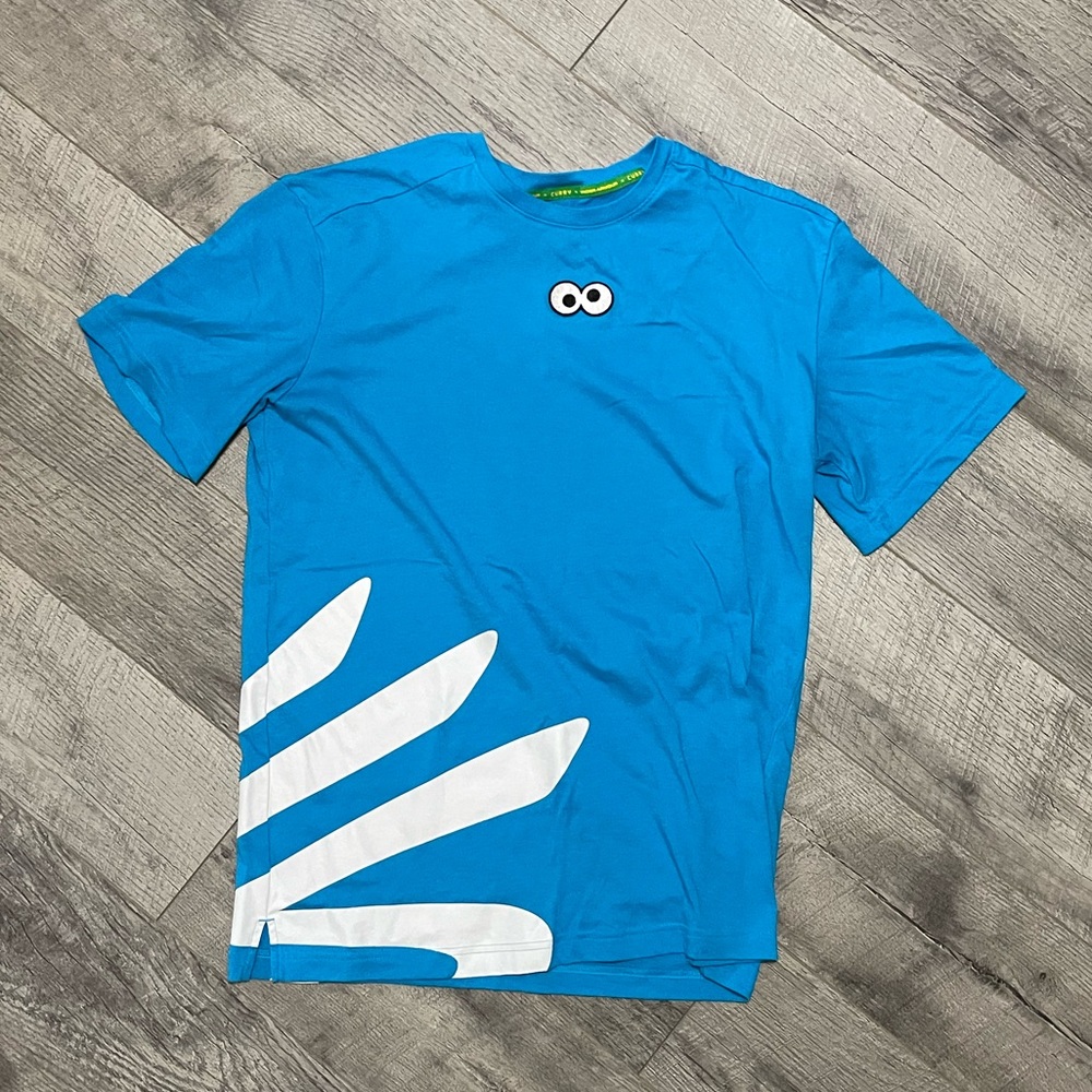 UA x Curry Cookie Monster shirt